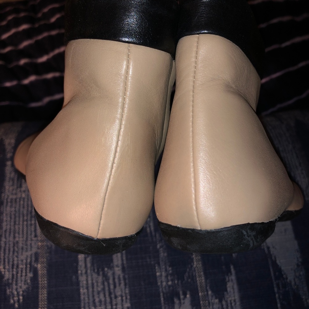 Bloch NEW khaki black spectator leather boots 10.5 - Picture 3 of 6